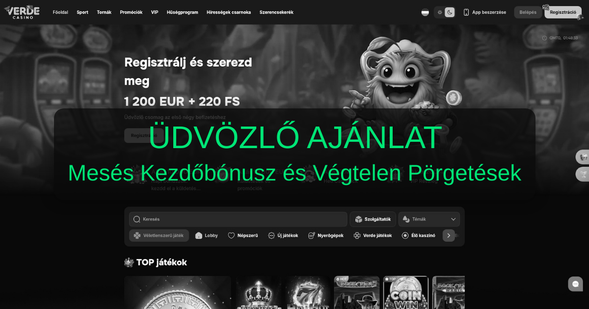 Verde Casino welcome bonus